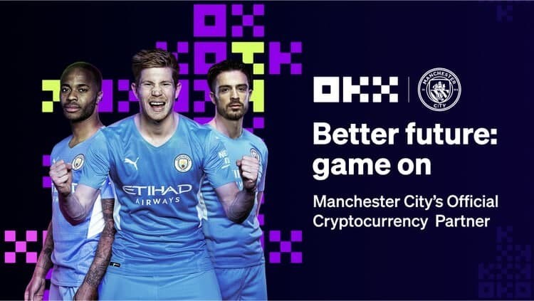 📢 Crypto Exchange @okx Partners With #Manchester City to Launch Football Shirts Mintable as Digital Collectibles #Okx and the English football club Manchester City have partnered to launch commemorative football shirts that can be minted as non-fungible tokens (#NFTs). #NFT