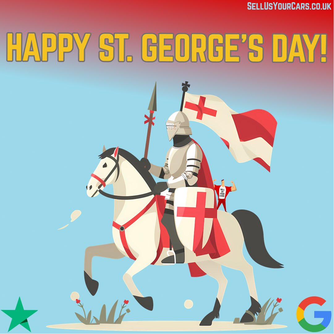 Happy St. George’s Day everyone! 🏴󠁧󠁢󠁥󠁮󠁧󠁿🚗 

💰We buy any make, any model, any age with any mileage, in any condition!🚗💷✅ 

💬@Sellusyourcars
🌐sellusyourcars.co.uk 
☎️01296 841051
📧contact@sellusyourcars.co.uk
📍Aylesbury, Buckinghamshire. 

#sellusyourcars #stgeorgesday