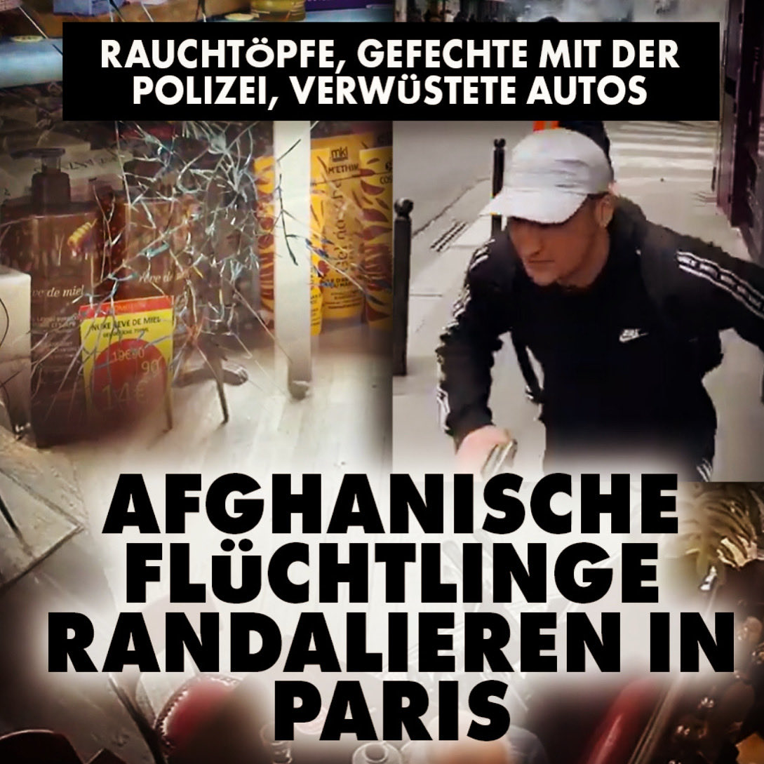 Rauchtöpfe, Gefechte mit der Polizei, verwüstete Autos: Afghanische Flüchtlinge randalieren in Paris
VON JAN A. KARON
Es sind Bilder, die an schwere Ausschreitungen wie zu Zeiten der Gelbwesten-Proteste erinnern: In Paris ist es am Wochenende zu schweren Ausschreitungen im 11.