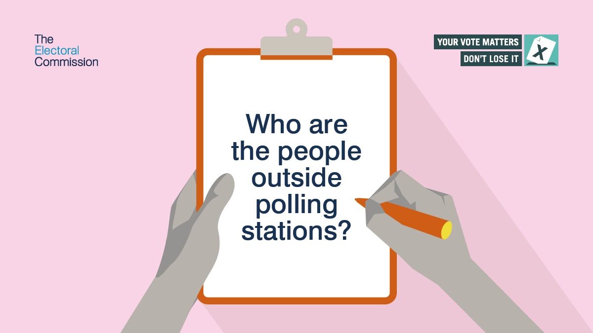 ‘Tellers’ volunteer for candidates and may ask for your poll card at the polling station door. This is to check who has voted. You don’t have to give them your information if you don’t want to. Find out more at electoralcommission.org.uk/voter #GetReadyToVote
