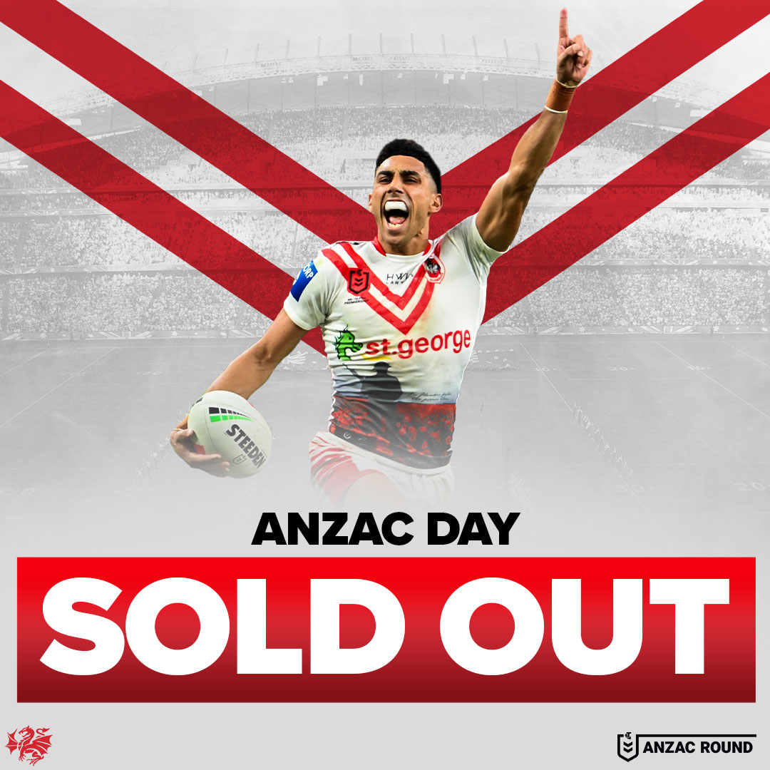 Our Anzac Day Cup match is officially sold out! See you there #RedV family ❤️🩶 Details: bit.ly/AnzacSellOut