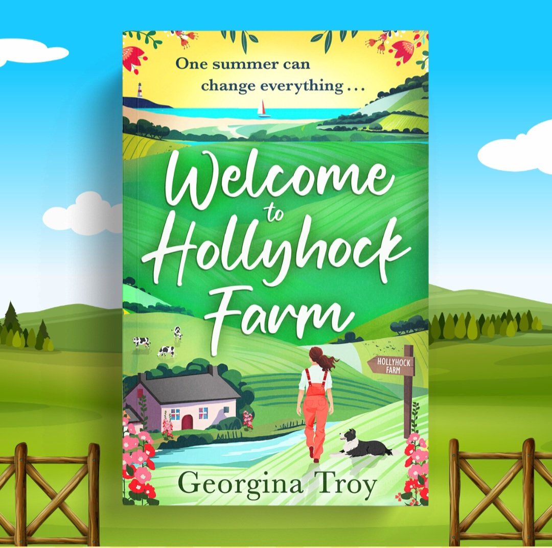 🌟Out tomorrow!🌟 #WelcomeToHollyhockFarm is the start of a brand-new series! Meet Lettie, determined to save her family farm and Brodie, a gorgeous vet who doesn't remember her but who she's been trying to forget for years. Pre-order: mybook.to/welcomehollyho… @BoldwoodBooks