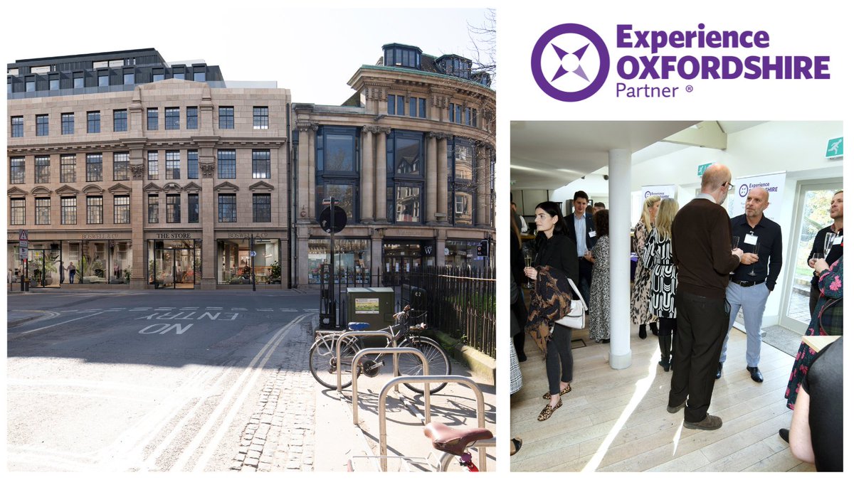 Experience Oxfordshire is excited to announce a Networking event in partnership with The Store on Tue 25 June from 4 - 6.30pm

The event has a limit of 50 attendees, register early to avoid disappointment ➡ eventbrite.co.uk/e/experience-o…

#ExperienceOxfordshire #ExOxEvents #networking