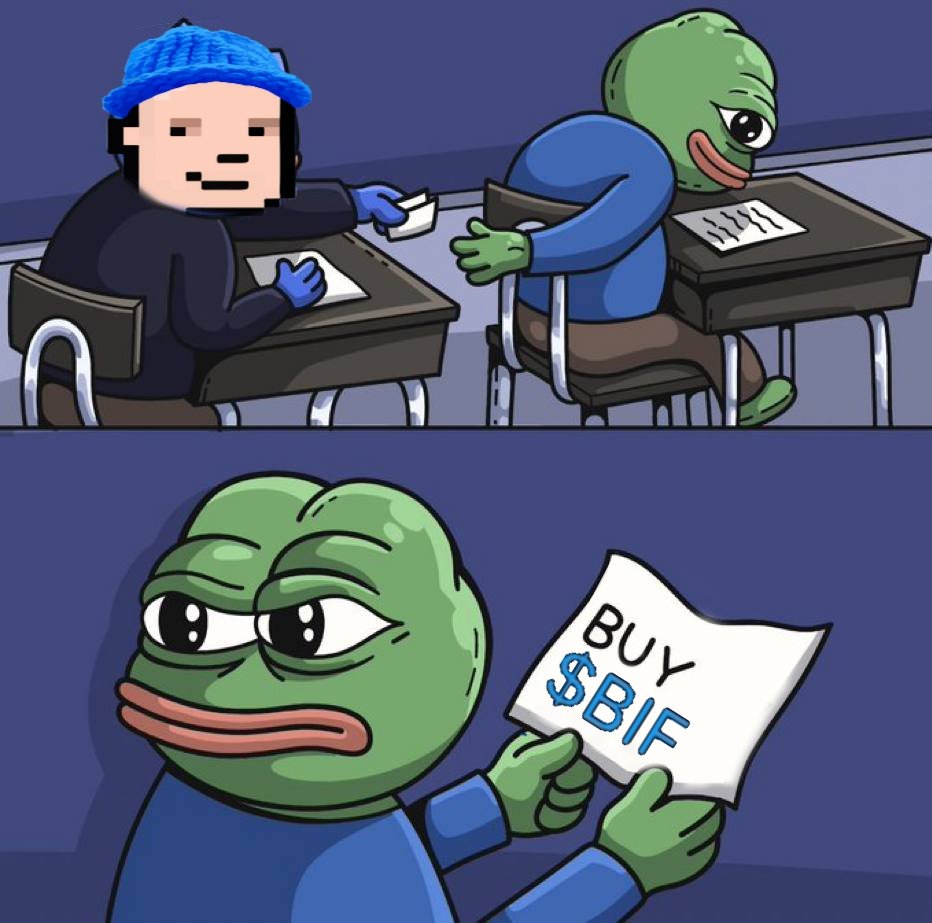 <a href="/BIFwifhat/">Brian Wif Hat</a> My entry submission 😂🙏
<a href="/BIFwifhat/">Brian Wif Hat</a> 
$BIF
#BIFMememContest #Base