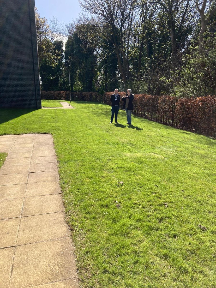 Even the sun came out to our tenants’ meeting to discuss options for grounds development in Parkhead, Glasgow on Saturday #affordablehousing #MMR #communityengagement