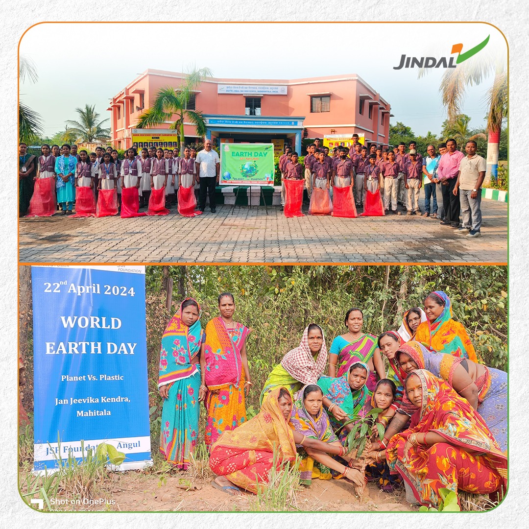 We proudly mark Earth Day with a momentous achievement at JSP Angul this year! We have taken a monumental step towards sustainability and environmental preservation at the Angul township by eliminating single-use plastic products. This accomplishment, in line with this year's