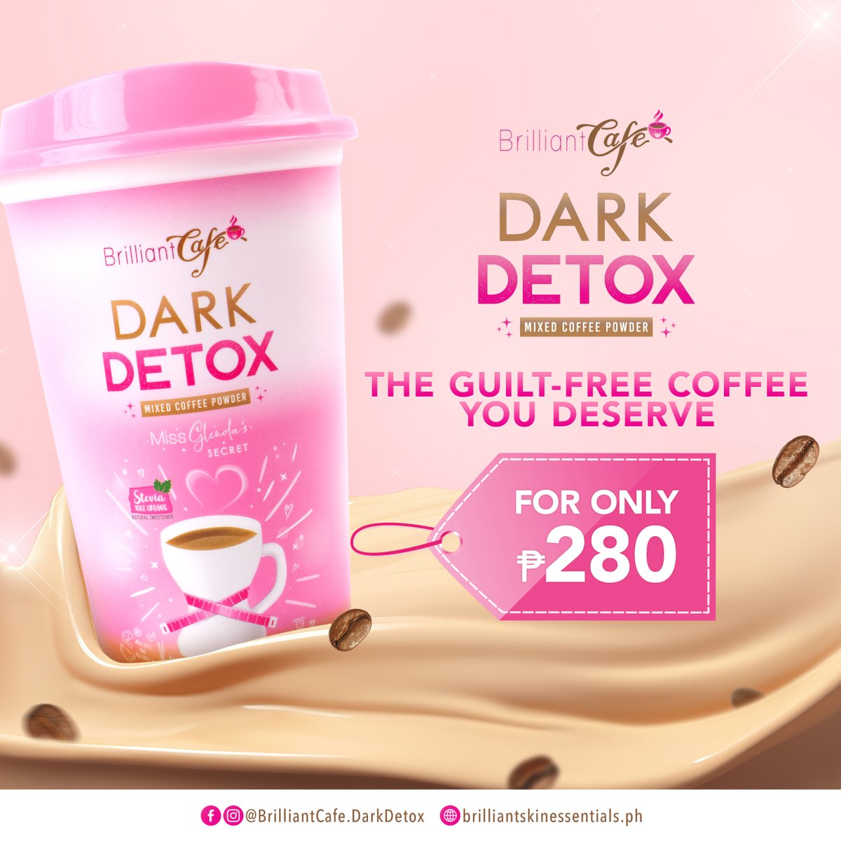THE GUILT-FREE COFFEE YOU DESERVE! 😍

Dark Detox Coffee not only satisfies your caffeine cravings but also supports your body's natural detoxification processes. 🥰

#BrilliantCafeDarkDetoxCoffee 
#BrilliantSkinEssentials