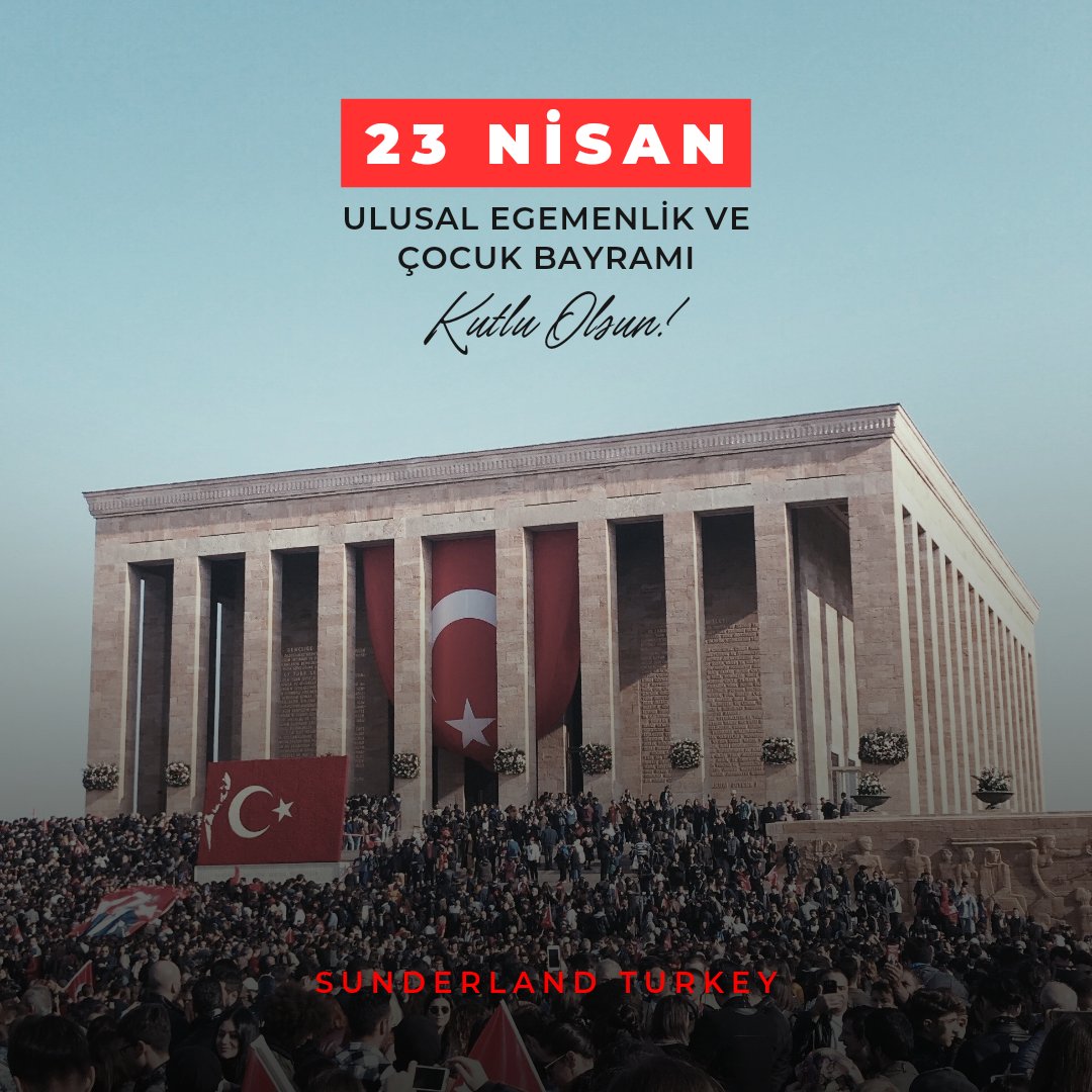 🇹🇷 'Egemenlik kayıtsız şartsız ulusundur.' 23 Nisan Ulusal Egemenlik ve Çocuk Bayramınız Kutlu Olsun! #23NisanUlusalEgemenlikveÇocukBayramı