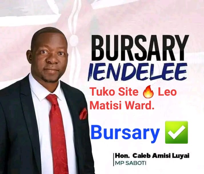 After a successful Day 1 of the Mega @Honcalebamisi bursary issuance, we now head to Day 2 on 23/04/2024.

(Matisi Ward - Saboti Constituency)

📌 Rafiki
📍 Matisi Primary
📌 Chetoto Primary
📍 Cattle Dip
📌 Townhall
📍 Top Station
📌 St. Joseph's

Fika Kwa polling station yako!