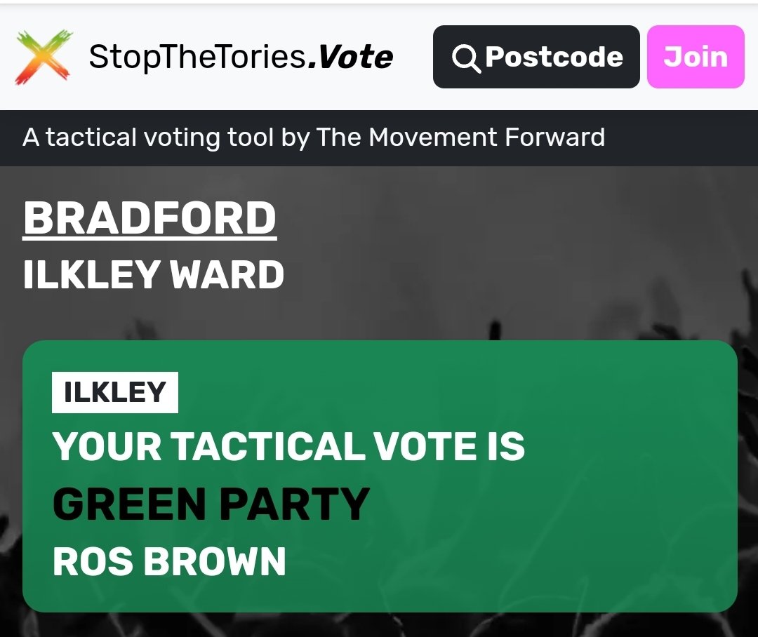 🔵 Want to stop the Tories in #Ilkley?

🟢 Then #VoteGreen