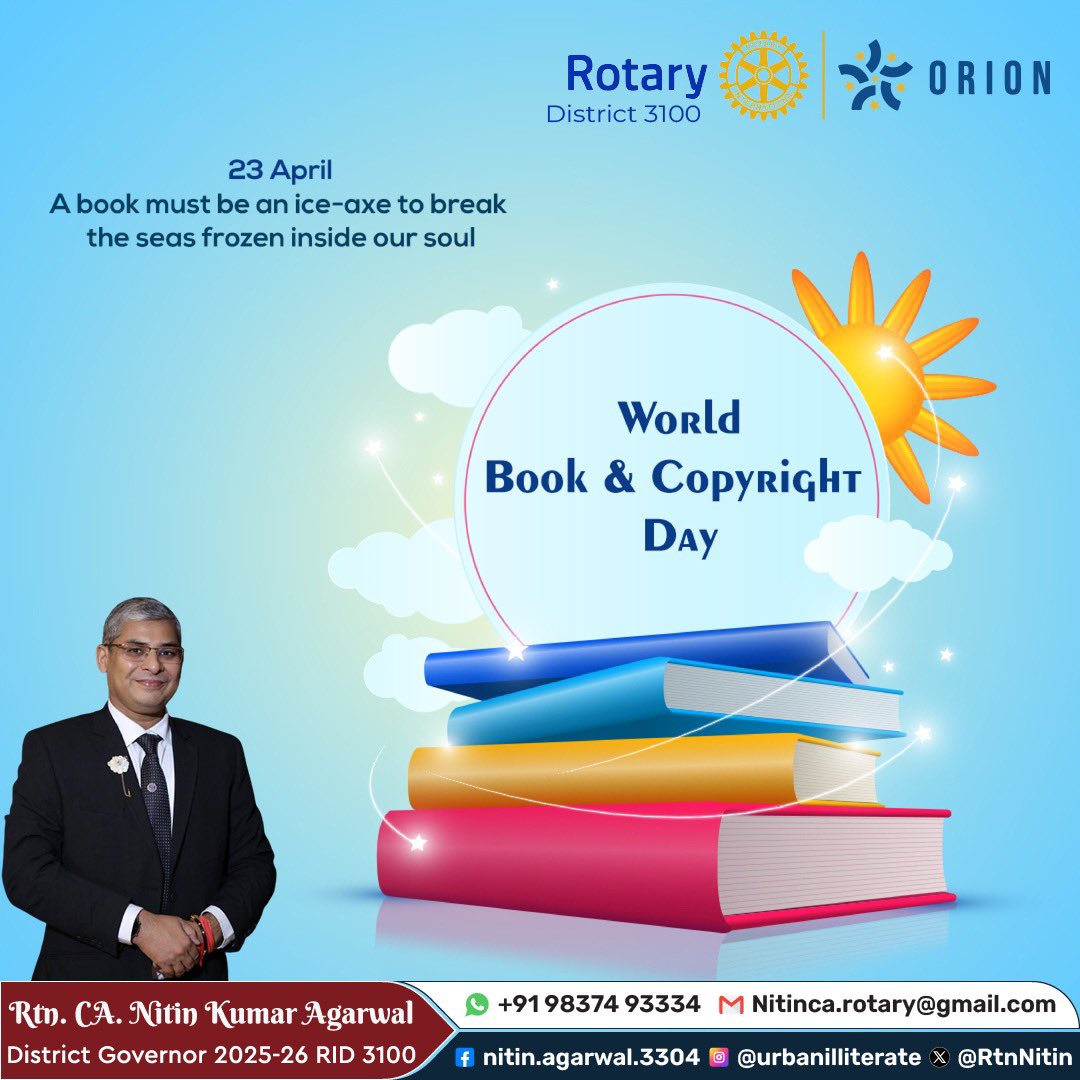 न चोरहार्यं न च राजहार्यं, न भ्रातृभाज्यं न च भारकारी । व्यये कृते वर्धते एव नित्यं, विद्याधनं सर्वधन प्रधानम् ॥ HAPPY WORLD BOOK DAY! Through reading and the celebration of World Book and Copyright Day, 23 April, we can open ourselves to others despite distance, and we can…