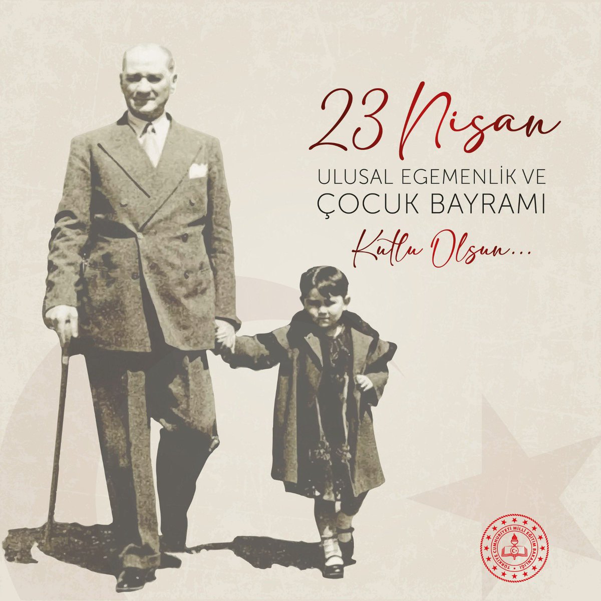 Ülkemiz ve dünya çocuklarına sevgi ve barış içinde kardeşçe bir dünya diliyor, bizlere bugünleri armağan eden Gazi Mustafa Kemal Atatürk ve Millî Mücadele’mizin tüm kahramanlarını saygı ve minnetle anıyoruz. 23 Nisan Ulusal Egemenlik ve Çocuk Bayramımız kutlu olsun! 🎈❤️🪁