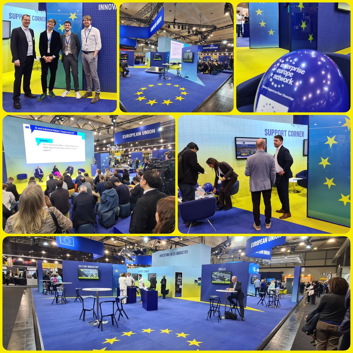 EEN_Deutschland's tweet photo. #EEN_Deutschland auf der @hannover_messe. Besucht uns in der #SupportCorner. Wir repräsentieren dort das Enterprise Europe Network. See you at #Hannover
#EUatHM24 @EEN_LSA
@EEN_EU @EU_Commission @EU_EISMEA @NRWEuropa @EEN_LU @THOMAS_STEIERT https://t.co/qgMKEcuBgY