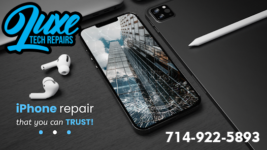 LuxeTechRepairs's tweet image. 📱Cracked screen? Battery trouble? We&apos;ve got you covered in Anaheim Hills! Fast, reliable cell phone repair at Luxe Tech Repairs. 🛠️ Don&apos;t let a broken phone slow you down, visit us today! #AnaheimHills #PhoneRepair #LuxeTechRepairs