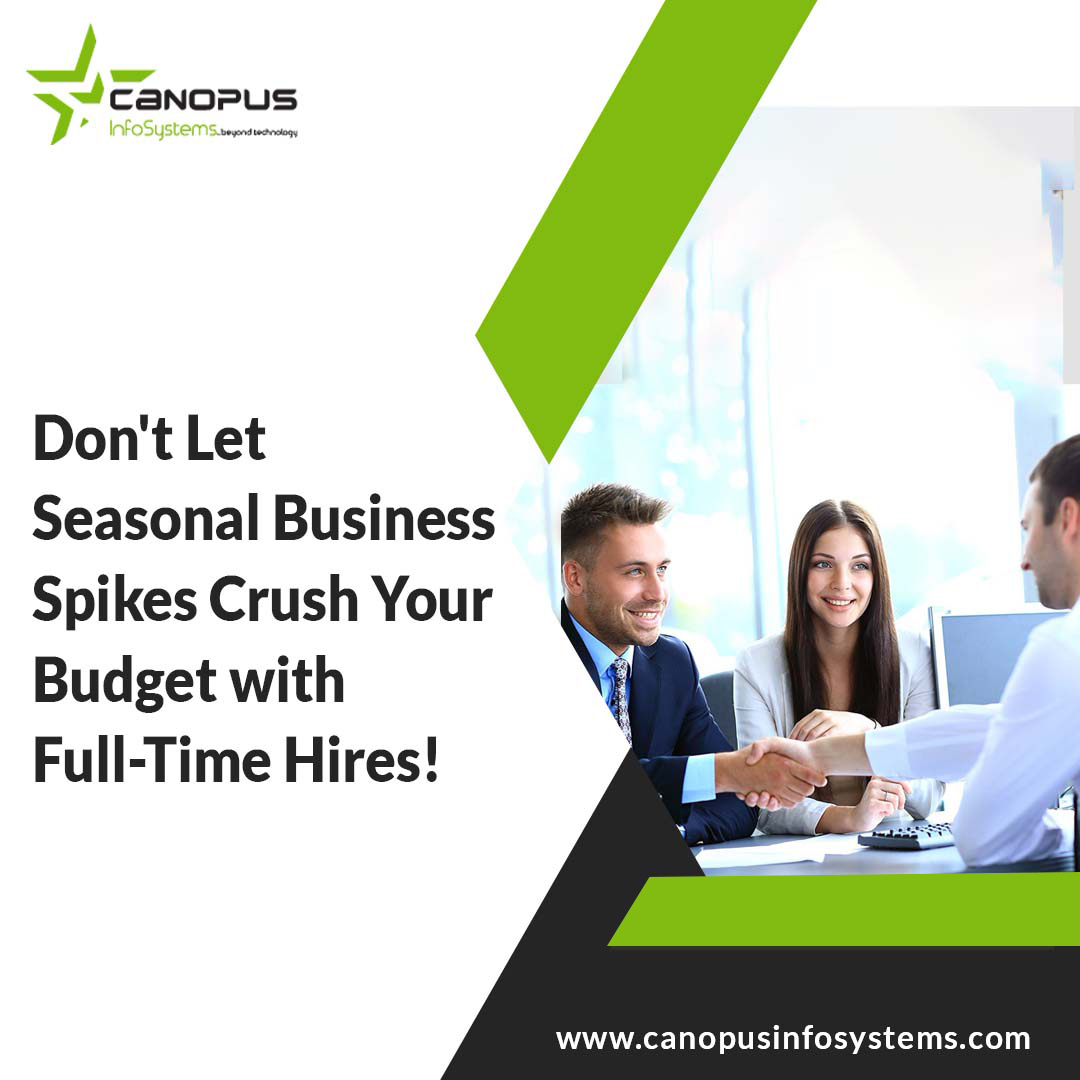 canopusInfosys's tweet image. Meeting seasonal business spikes from hiring full-time employees can be expensive. It often leads to overstaffing during slow periods.

Sound familiar?

That&apos;s why we offer a cost-effective solution: Contract Staffing.

Contact us- canopusinfosystems.com/contact-us/

#contractstaffing