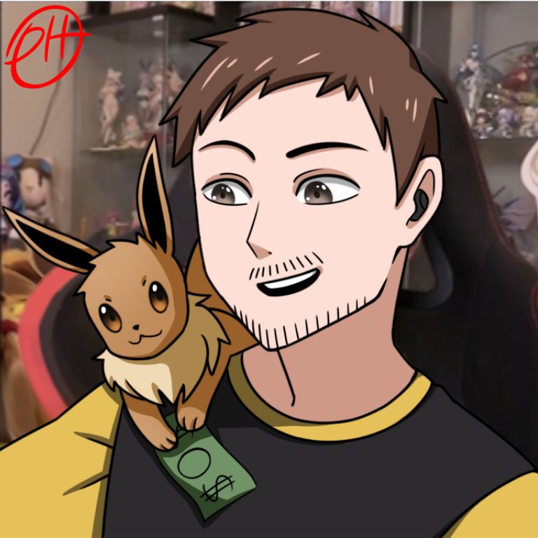 @Lost_Pause_ and Potato in his latest video, but anime. #LPArt