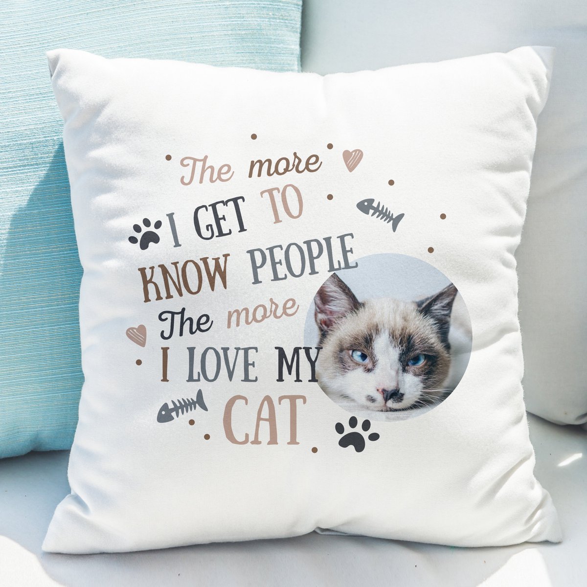 We all get days like that, yes? 😃 Cushion personalised with a photo of your own cat lilybluestore.com/products/perso… #photogifts #giftideas #shopsmall #shopindie #mhhsbd #EarlyBiz