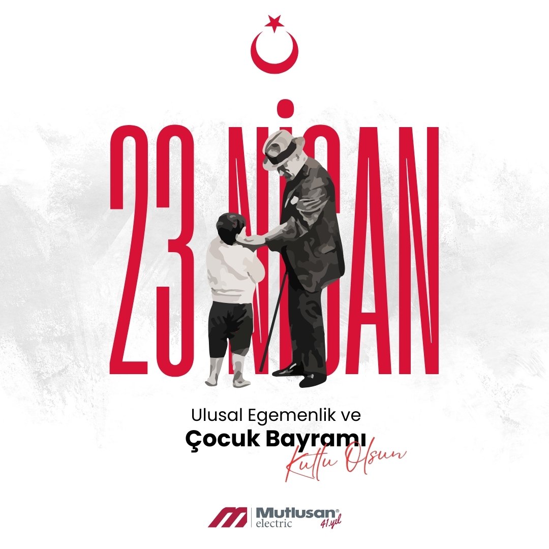 Büyük önder Gazi Mustafa Kemal ATATÜRK'ün tüm çocuklara armağan ettiği 23 Nisan Ulusal Egemenlik ve Çocuk Bayramımız kutlu olsun. #23nisan #23nisanulusalegemenlikveçocukbayramı #mutlusan