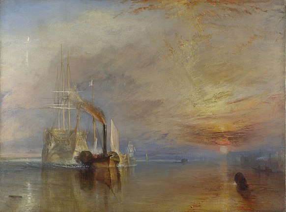 Picture of the Day: J M W Turner (1775 to 1851) 'The Fighting Temeraire' (1839) Happy Birthday J M W Turner who was born on this day in 1775. This famous painting will be at @LaingArtGallery from 10th May to 7th Sept 2024 to celebrate the 200th anniversary of @NationalGallery