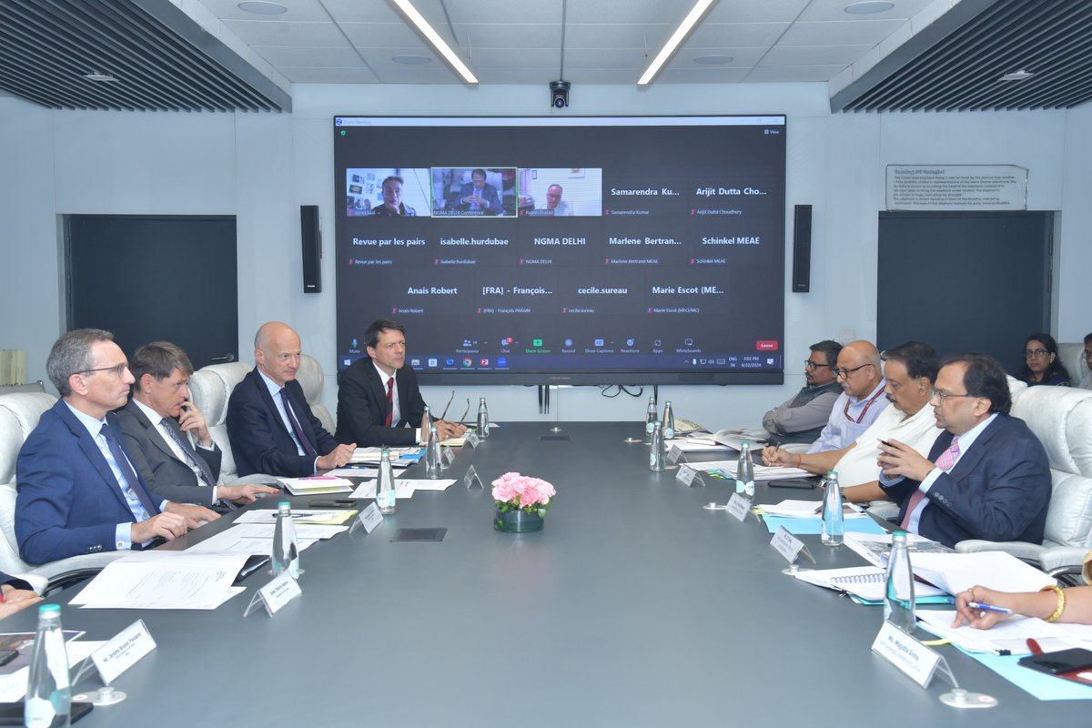 FranceinIndia's tweet photo. As announced by President @EmmanuelMacron and PM @NarendraModi, France will partner with India for the ambitious new National Museum in #NewDelhi.

Yesterday, @lechevallierAS &amp; a team of 🇫🇷experts discussed the next steps in this cooperation &amp; visited the upcoming museum site. https://t.co/FoO84LXdbd