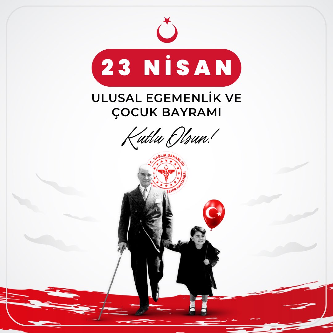 Mustafa Kemal Atatürk ‘ün Türk ve dünya çocuklarına armağan ettiği #23nisan Ulusal Egemenlik ve Çocuk Bayramı kutlu olsun🇹🇷