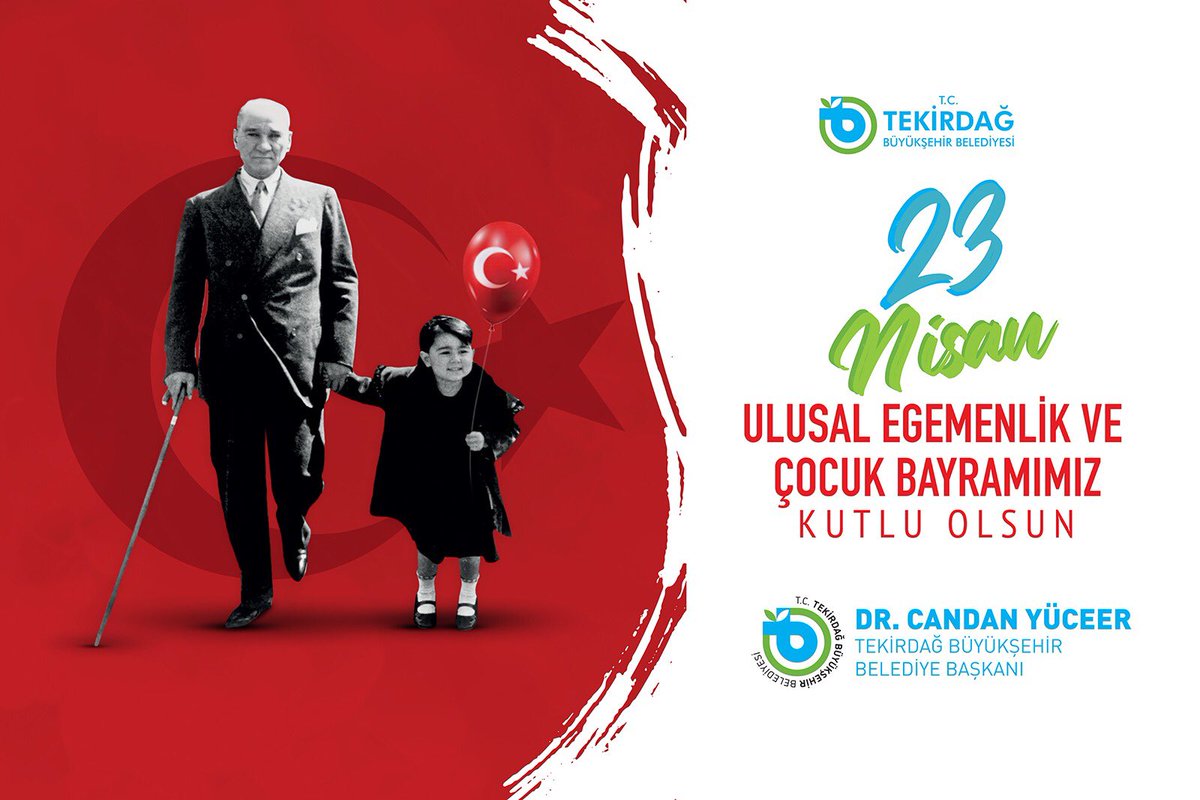 Ulusal egemenliğimizi bayram olarak adadığımız çocuklarımızın mutlu ve umutlu bir dünyada yaşaması için çok çalışacağız. Yaşasın ulusal egemenlik🇹🇷 Yaşasın 23 Nisan🇹🇷