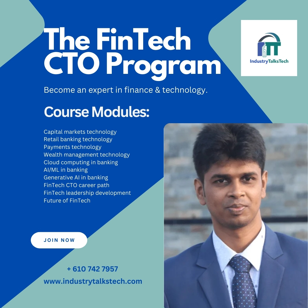 A Roadmap to Becoming a FinTech CTO

For more information:
industrytalkstech.com 

#FinTech #industrytalkstech #fintecctoprogram #banking #leadership #cto #mir #cio #ceo #technology #bitcoin #ctown #data #finance #programming #cybersecurity #business #devops #ctolife #techlead