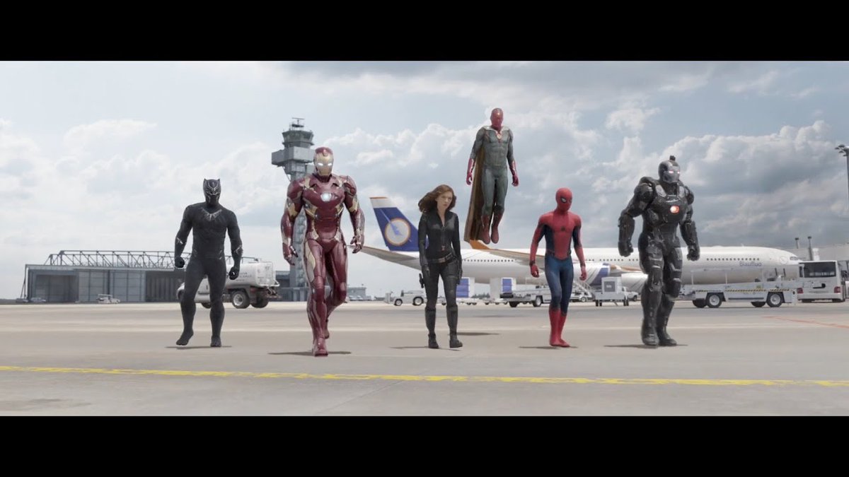 #Captainamericacivilwar Le film est visuellement laid et manque d'esthétique. Les réalisateurs semblent avoir été à court d'idées, en filmant des scènes peu inspirantes dans un environnement banal comme un parking de supermarché.