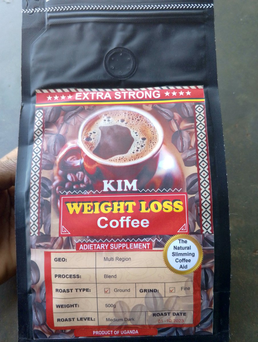 KIM WEIGHT LOSS COFFEE
Hi.
You Want to Have a Flat - Stomach at some Point in Your Life?

You Spend Hours in Gym Sweating Naye Belly Fats Keep on. No sign of Chopping off.

Worry No More KIM WEIGHT LOSS COFFEE can do Wonders for you.

Dm @Kim_Coffee2020 
#kimcoffeeroastersuganda