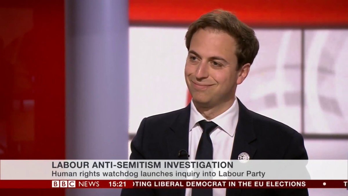 Bad faith Zionist agitator Gideon Falter of @antisemitism (CAA) led the campaign to smear Jeremy Corbyn and his supporters as 'antisemites'. It was CAA that instigated the EHRC investigation into Labour's 'antisemitism crisis'. A 'crisis' as fake as Falter's latest stunt.