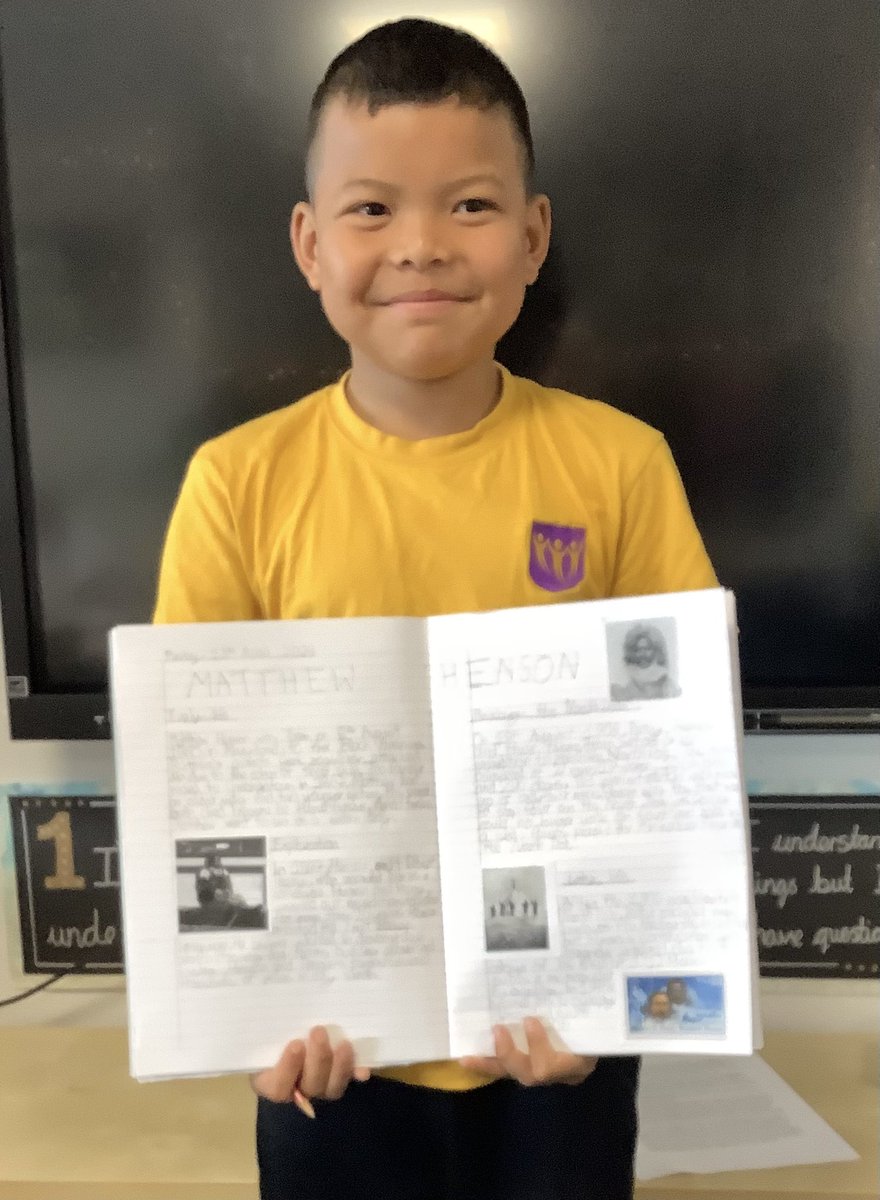 HaematiteEPS's tweet photo. In Gill Glass for English, we completed our double page spreads on Matthew Henson and his epic expedition to the North Pole from our core text “Race to the Frozen North.” https://t.co/RmOdbPOHYw