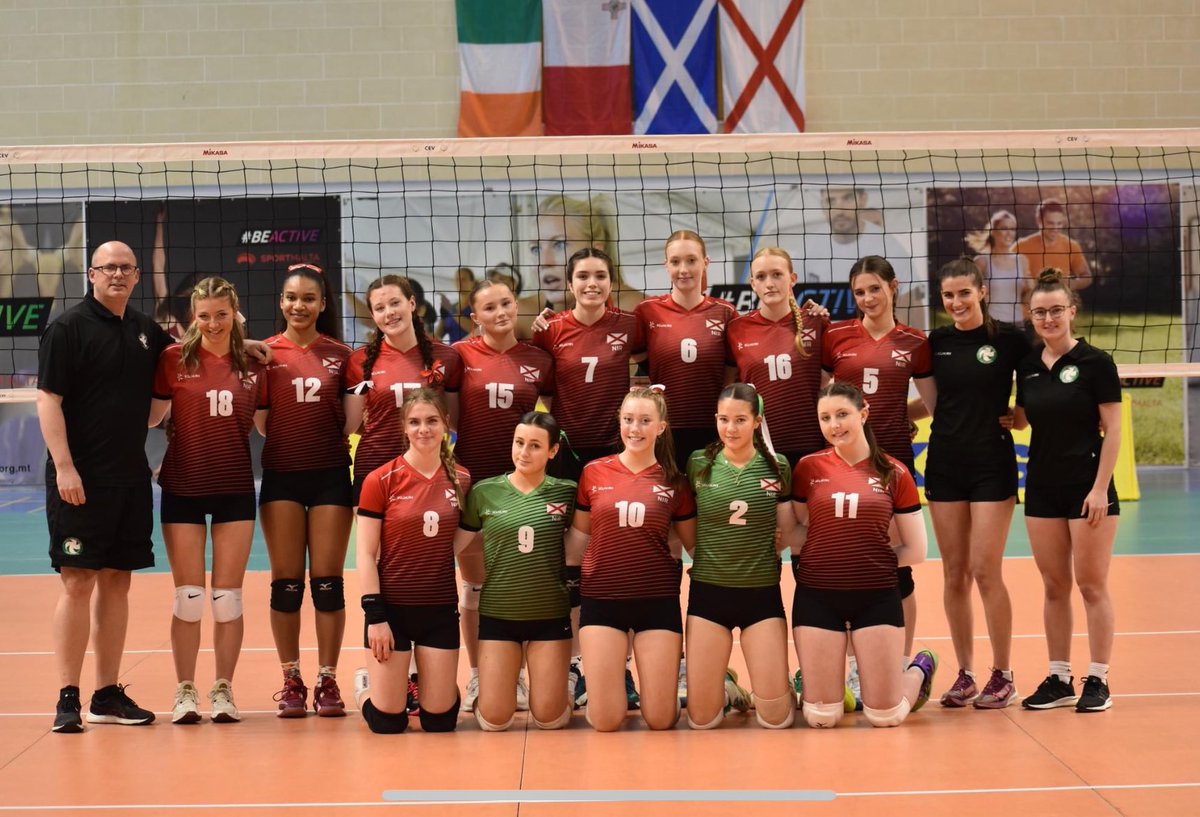 Well done to Jamillah and Amy who travelled to Malta with the NI U18 Volleyball team. Brilliant achievement and experience for them both to play at this international tournament. 👏👏👏🏐👍😊