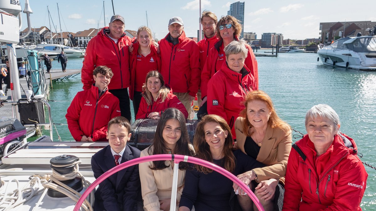 TracyEdwardsMBE's tweet photo. Still buzzing from yesterday! I wanted to say a huge THANK YOU to @maidenfactor Shore Team and Volunteers; Libby Mudditt, Greg Bint, Howard Gibbons, MC Kieffer, Kaia Bint Savage, Mackenna Edwards-Mair, Sal Hunter, Suzy Mayhew, Kels Gilkison, Nik Busharis, Matt O’Farrell and Domi Knuppel. We could not have done this without you and you made it look easy!