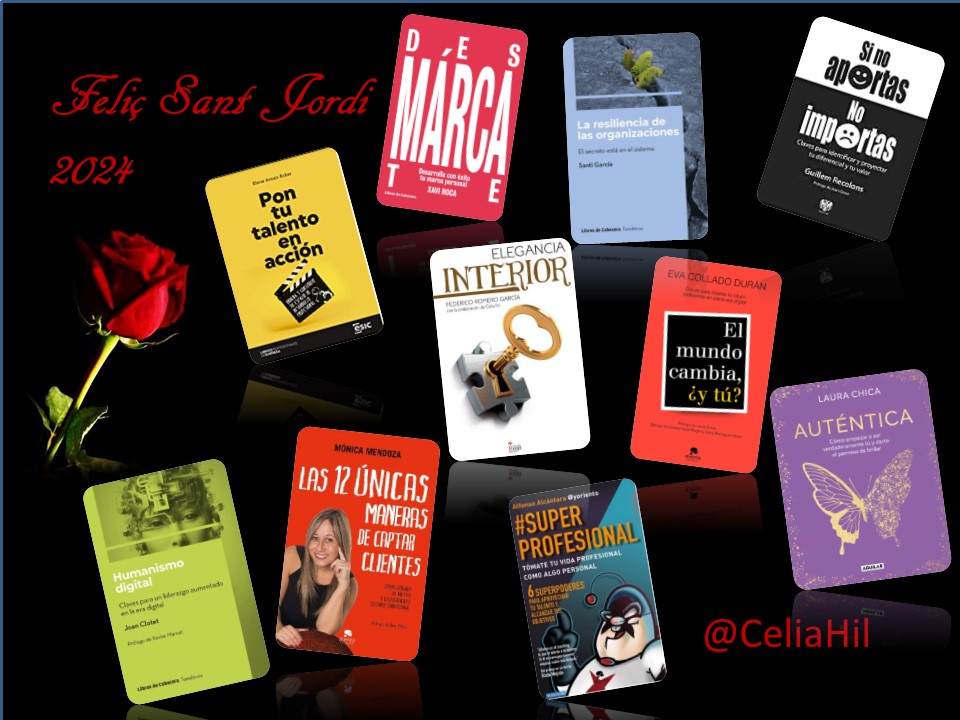 CeliaHil's tweet photo. Bona Diada de #SantJordi24! 🐉🌹📖
Els heu llegit? 😉 

#HumanismoDigital #Auténtica #ElMundoCambiayTú #PonTuTalentoEnAcción #SiNoAportasNoImportas #Desmárcate #SuperProfesional...

#SantJordi #CeliaHil https://t.co/58T7e6qgkY