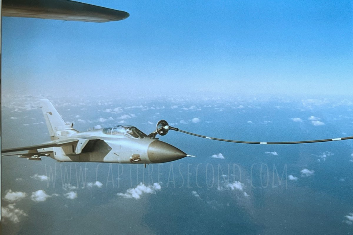 Taking fuel from a Canadian Hercules, 1997. #tonkatuesday #tornadotuesday #airtoair #air2air #tornado #f3 #royalairforce #raf #jet #aircraft #aeroplane #noordinaryjob #aviation #avgeek #captureasecond