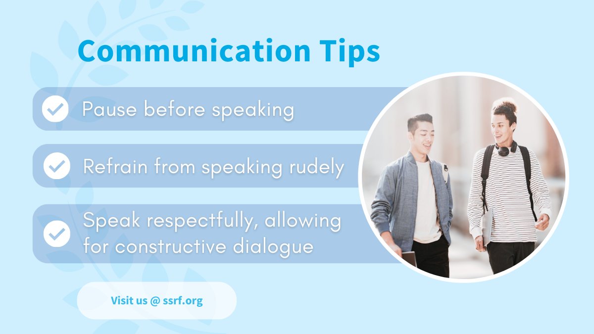 Tired of misunderstandings? Let's talk communication!  
What's one thing YOU can do to connect better with others today?

ssrf.org/effects-of-swe… 

#CommunicationIsKey ✨