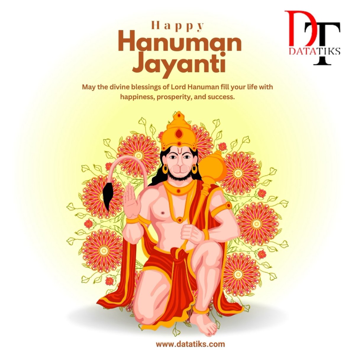 Happy Hanuman Jayanti to you & family 💐🙏

#happyhanumanjayanthi #jaisriram #hanuman

@narendramodi @ysjagan @ncbn @PawanKalyan @revanth_anumula @KTRBRS @sachin_rt @arrahman @tejaswinimanogn @UrmilaGajapathi @VVL_Official @RSPraveenSwaero @KarthikIndrAnna @Arvindharmapuri