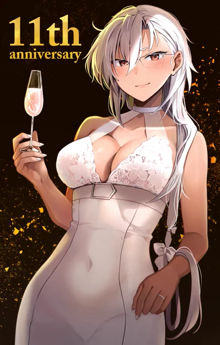 #艦これ11周年 おめでとう!武蔵さんと 