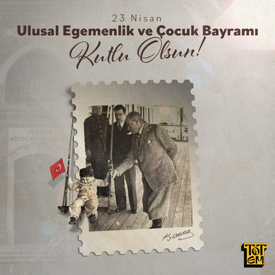 Geleceğimize ışık tutacak çocuklarımızın 23 Nisan Ulusal Egemenlik ve Çocuk Bayramı kutlu olsun!