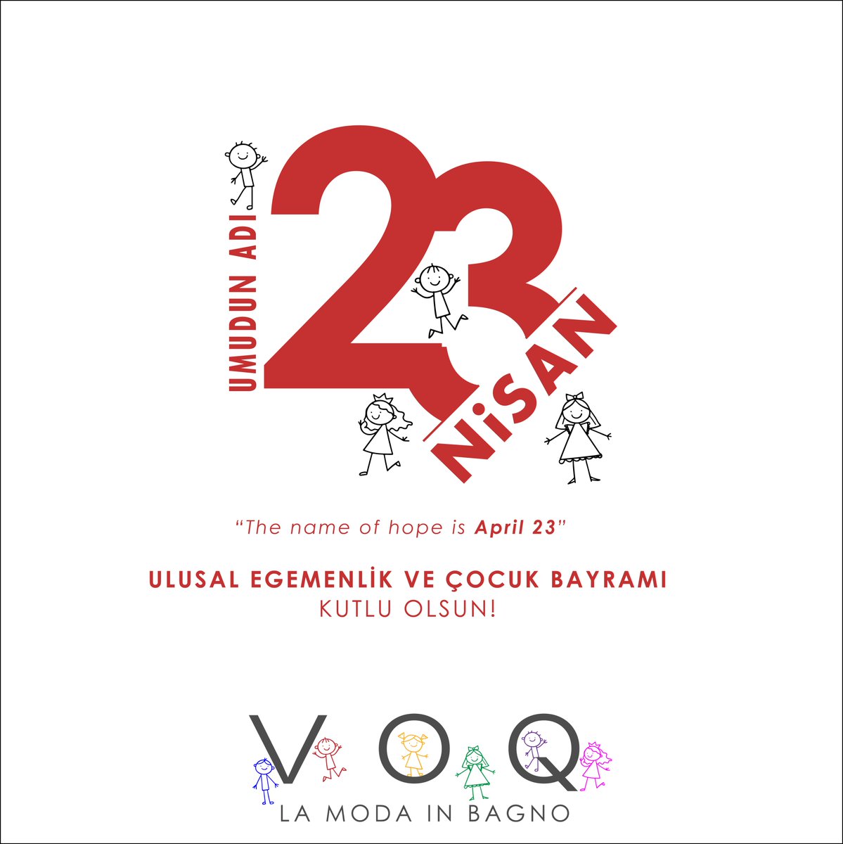 BagnoVoq's tweet photo. Umudun Adı: 23 Nisan 
Ulusal Egemenlik ve Çocuk Bayramı Kutlu Olsun!

The name of hope is April 23. 
Happy National Sovereignty and Children’s Day!

#voq #voqbagno #lamodainbagno #arredobagno #bathroomfurniture #banyomobilyası #23Nisan #UlusalEgemenlikveÇocukBayramı https://t.co/xt6ura30cT