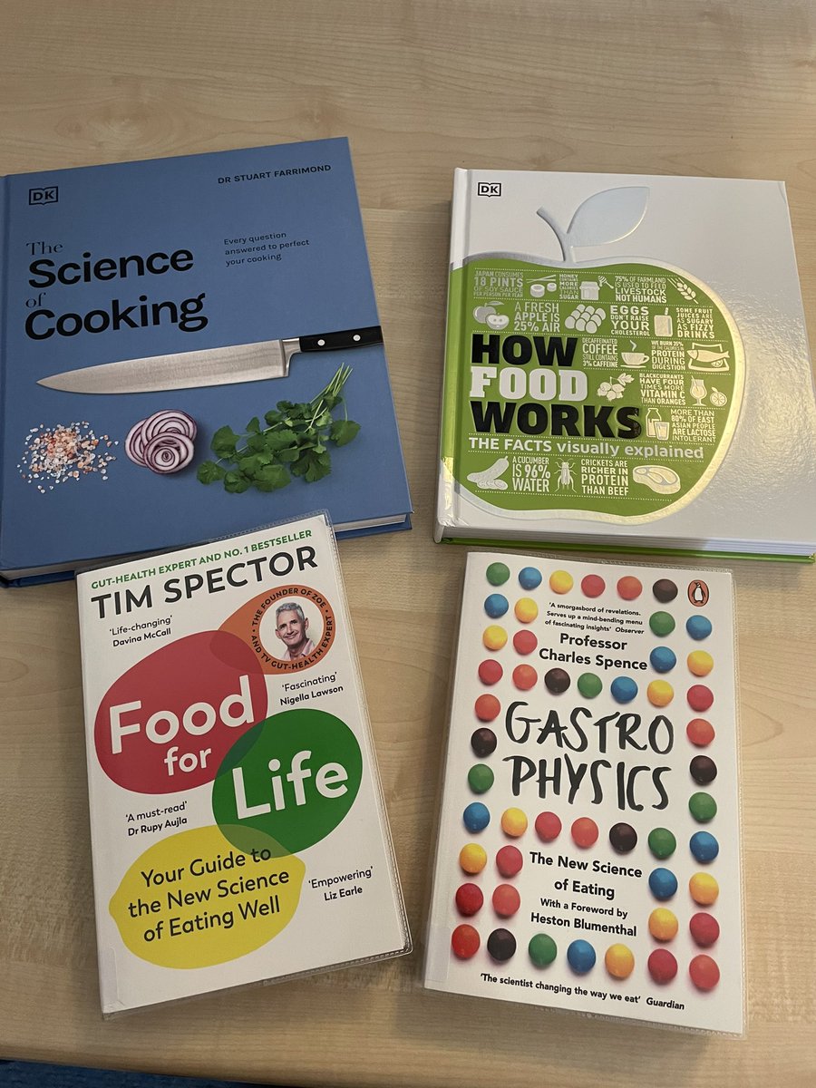 New nonfiction for our friends in @thomashardye Food Tech. Check them out of the Library today. #widerreading