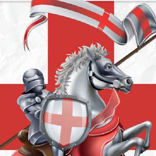 Happy St George’s Day. This is what the England flag is based upon. Not the marketing millennials at Nike.