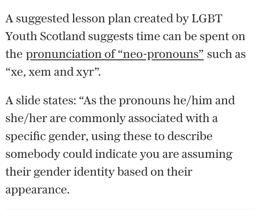 Scottish schools were once world-renowned. Now here's the rubbish they want to tell your children. Nonsense made-up words invented by people who wanted to cheat at scrabble. Leave our children alone. telegraph.co.uk/news/2024/04/2…