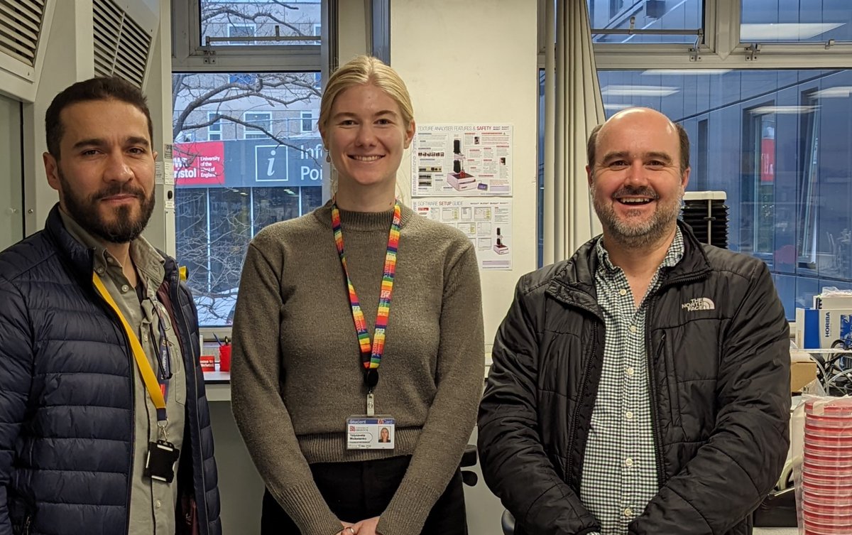 Alex_Stratakos's tweet photo. 🔬 Excited to welcome Prof Matthew Avison @MutantBug  at our lab at @UWE_SoAS! 💡 We're diving into our new project on tackling AMR bacteria with cold plasma tech, alongside our co-supervised PhD student Yelyzaveta Moiseienko.  Exciting collaboration to make a real impact!💪#AMR https://t.co/f3Llnfts1B
