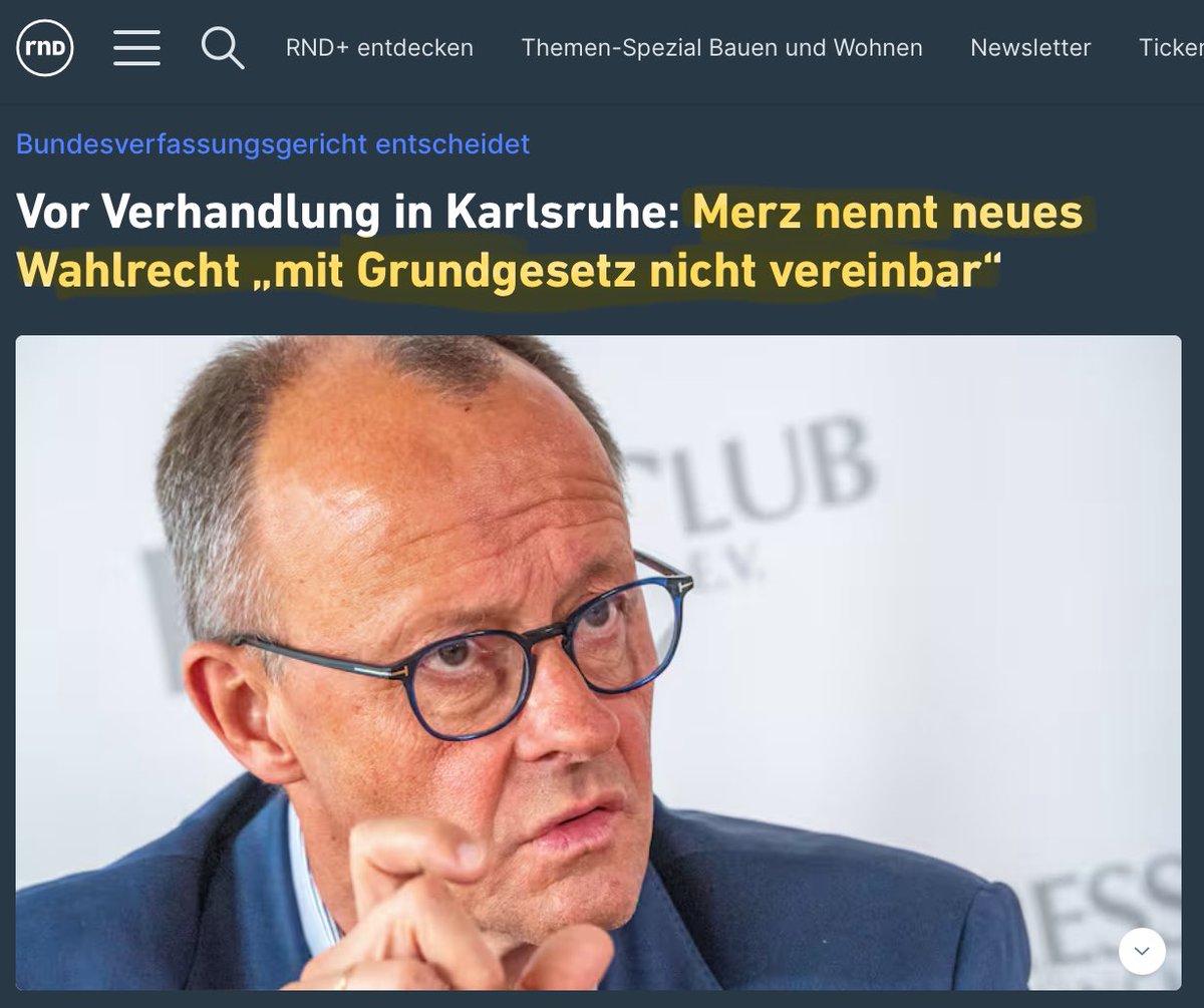 #Ampel 🚥 mal wieder vorm #Bundesverfassungsgericht

Ein #Wahlrecht das einseitig nur die Regierungsparteien begünstigt kann nicht richtig sein.

BTW21 mit Reform:
Regierung    -38 Sitze
Opposition  -68 Sitze