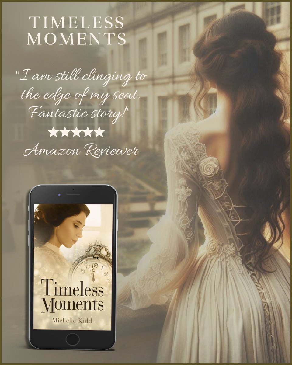 Step back in time for $1.99 when you download Timeless Moments this Tuesday. ★★★★★ 'Beautiful story you won't forget.' Amazon #reviews #timetravel #mystery amazon.com/Timeless-Momen…