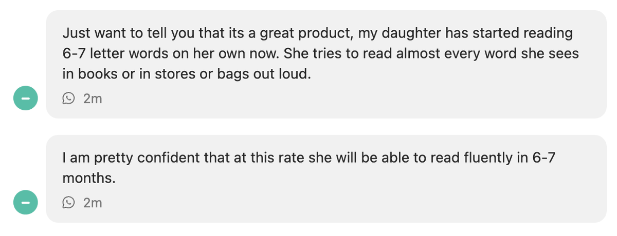 some people think 3yos shouldn't read. those people have never seen the joy of a 3yo realizing they've cracked the code of the world around them