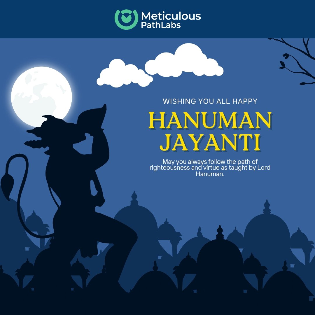 Meticulouspatho's tweet image. Just like Lord Hanuman&apos;s unwavering devotion to Lord Rama, we at PathLabs are dedicated to serving you with unwavering commitment. Happy Hanuman Jayanti! 

#HanumanJayanti #PathLabs