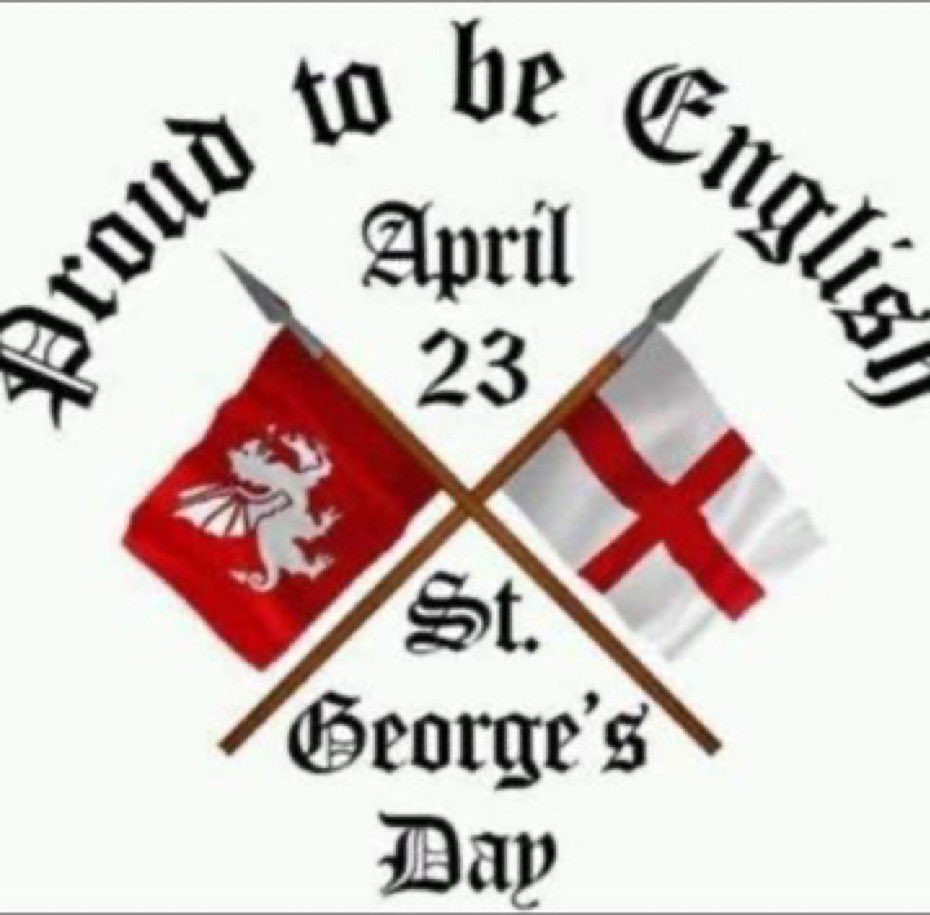 It is a shame that we don’t celebrate our saints day like our British neighbours do. Happy St George’s Day 🍻🍻🍻