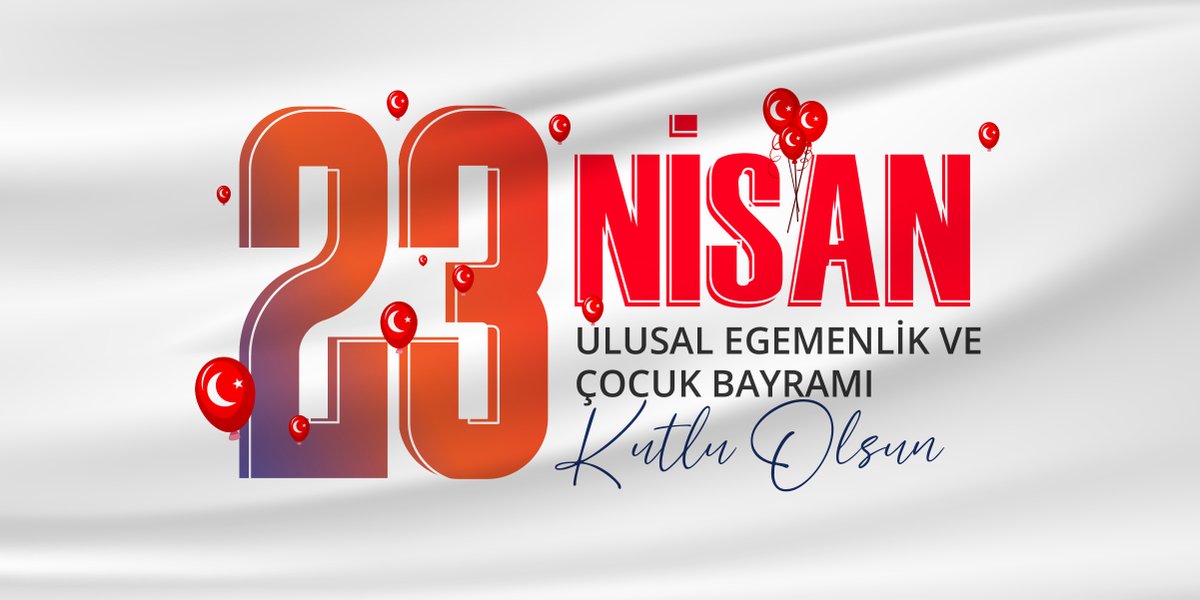 Cumhuriyetimizin kurucusu Gazi Mustafa Kemal Atatürk'ün çocuklarımıza armağanı; umudun, sevginin ve geleceğe güvenin bayramı olan #23Nisan Ulusal Egemenlik ve Çocuk Bayramı kutlu olsun! 🇹🇷